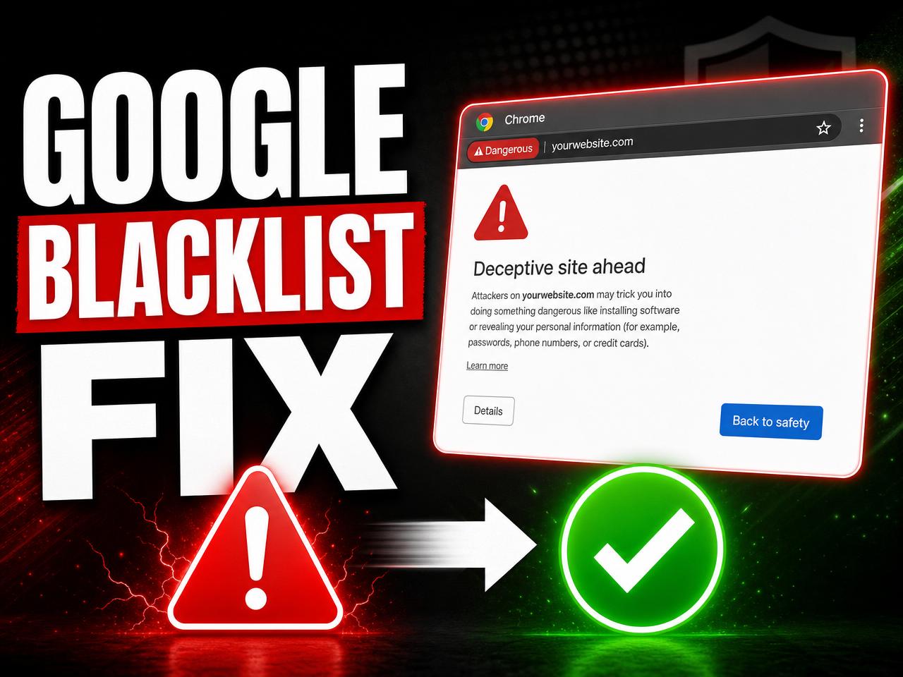 Google Blacklist Recovery