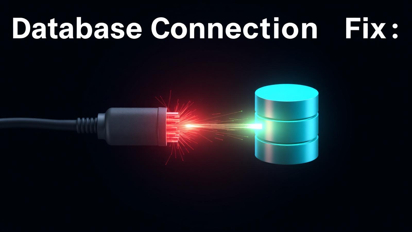 Database Connection Error Fix — 'Error establishing a database connection' fixed — $15 flat, 1-day delivery